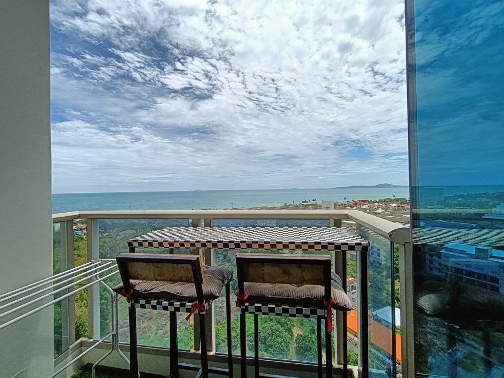 The Riviera Jomtien studio for rent on the 18th floor facing Sea View - Condominium - Jomtien - 