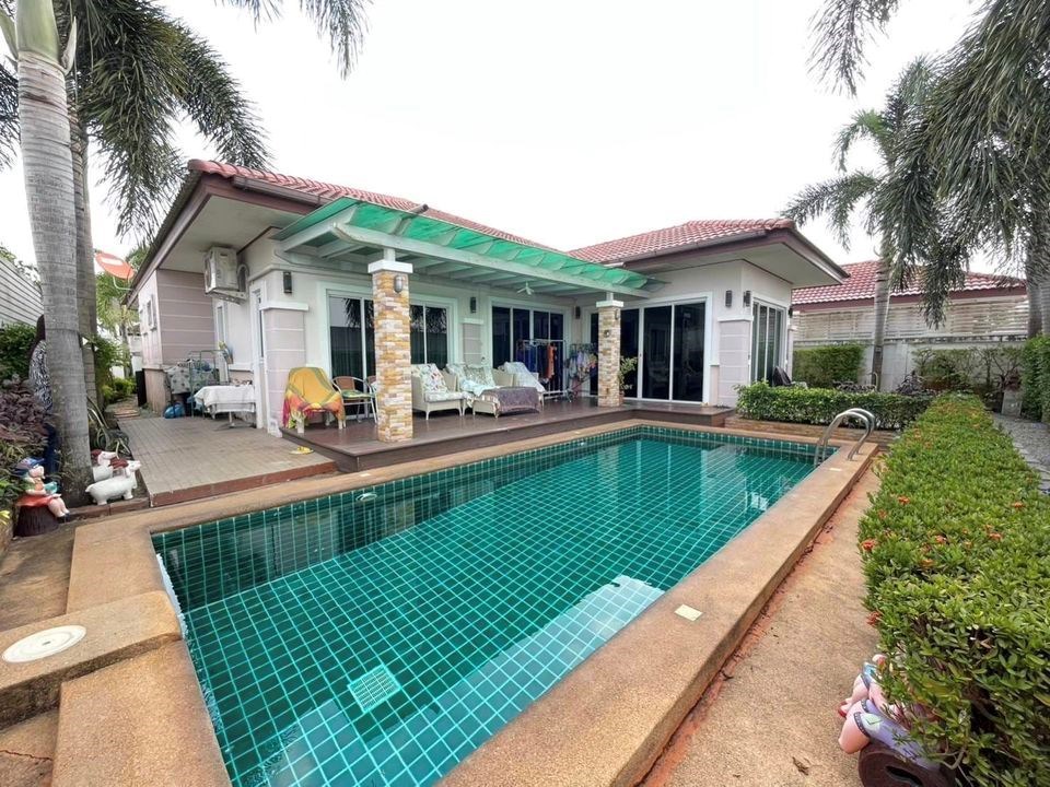 Nice house for sale with pool at The Bliss2 - House - Pattaya East - The Bliss 2 Huay Yai