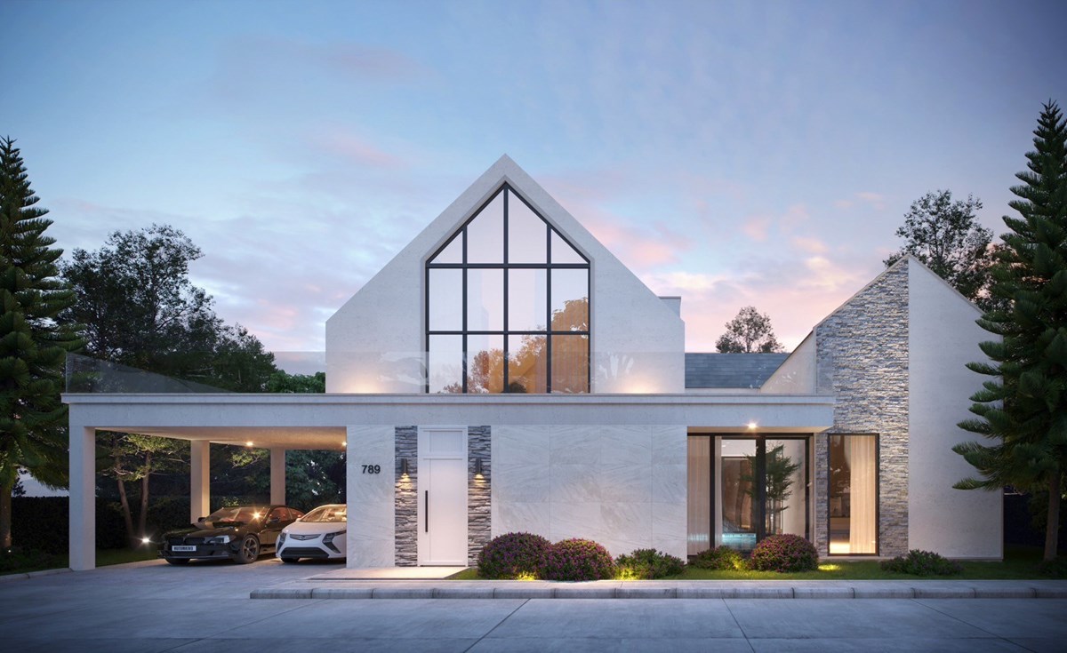 ขายบ้านตกแต่งสวยสไตล์นอร์ดิกโซนห้วยใหญ่ - บ้าน - East Pattaya - 