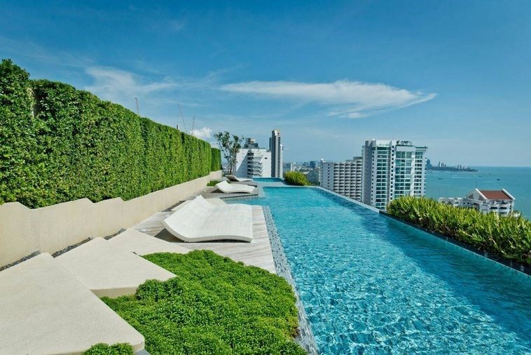 ห้องสวยให้เช่าบนโครงการคุณภาพใกล้หาดวงศ์อมาตย์ - คอนโด - Wong Amat Beach - 