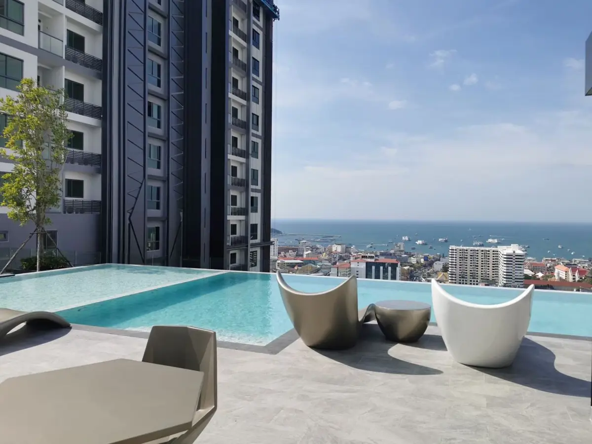 ห้องสวยให้เช่าบนโครงการใหม่ใจกลางพัทยา - คอนโด - South Pattaya - 